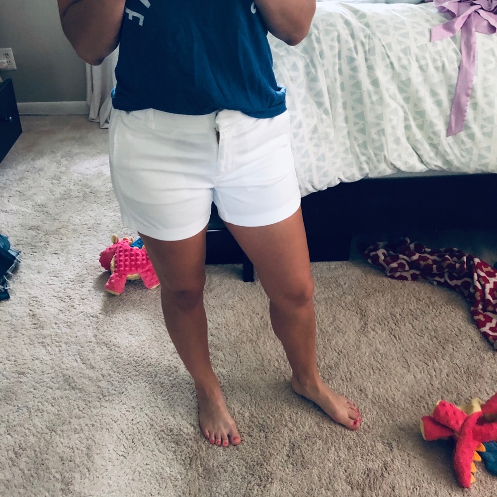 Jcrew White Shorts